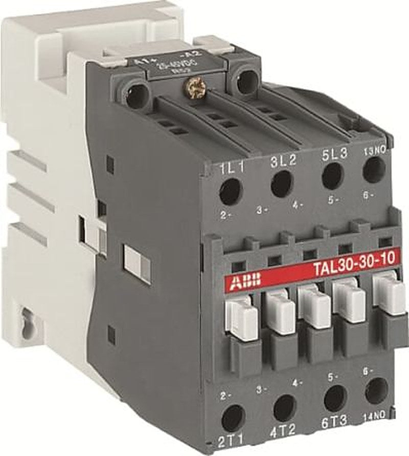 ABB TAL Contactor, 17V, 32 V Coil, 3-Pole, 4 A, 15 kW 17V, 32 V, 3 NO, 690V
