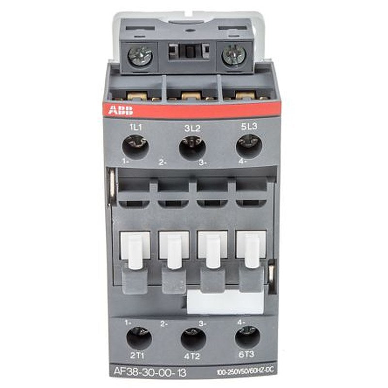 ABB AF38 Contactor, 230V dc Coil, 3-Pole, 24 A, 18.5 kW 250V, 3 NO, 690V ac