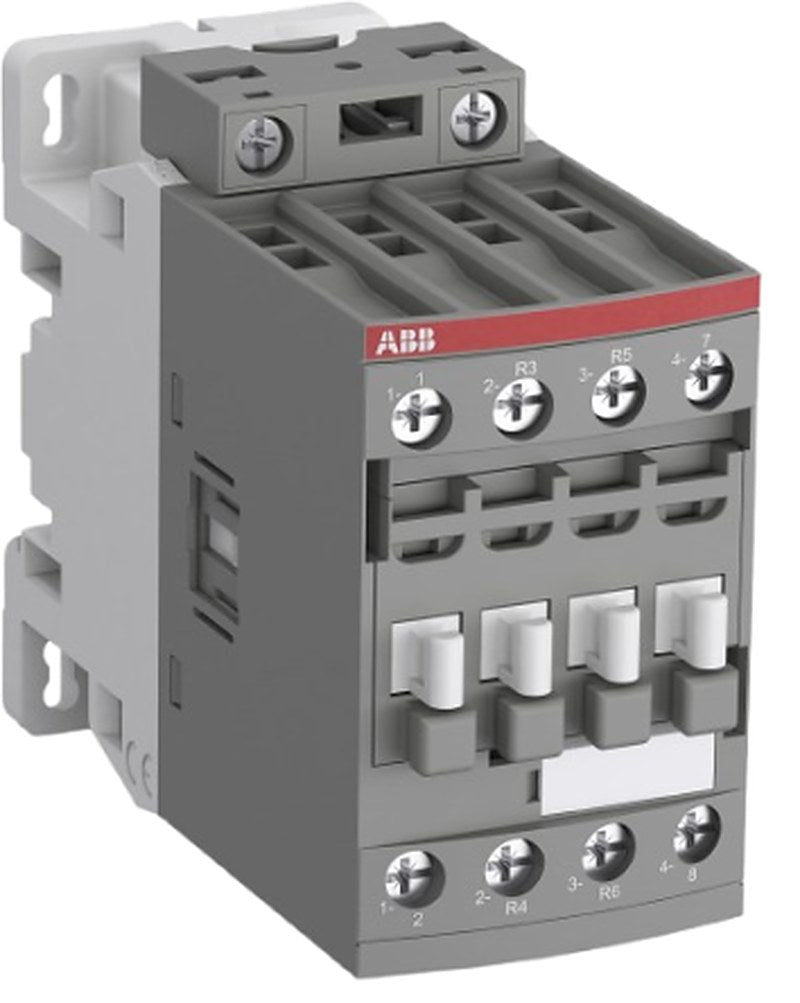 ABB AF Contactor, 130V, 48 V Coil, 4-Pole, 55 A, 11 kW 130V, 48 V, 2 NO/2 NC, 690V