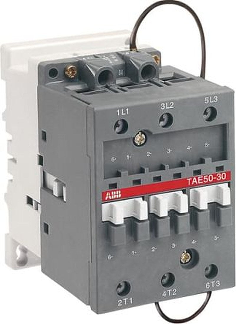 ABB TAE Contactor, 17V, 32 V Coil, 3-Pole, 100 A, 30 kW 17V, 32 V, 3 NO, 1kV