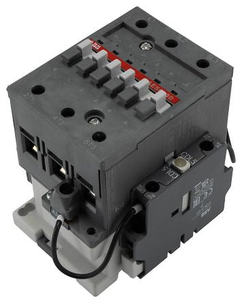 ABB TAE Contactor, 152V, 264 V Coil, 3-Pole, 4 A, 30 kW 152V, 264 V, 4 NO/1 NC, 1kV