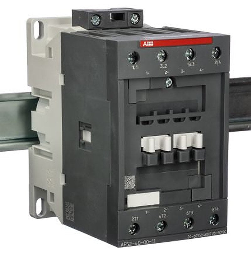 ABB AF Contactor, 60V Coil, 4-Pole, 100 A, 30 kW 60V, 4 NO