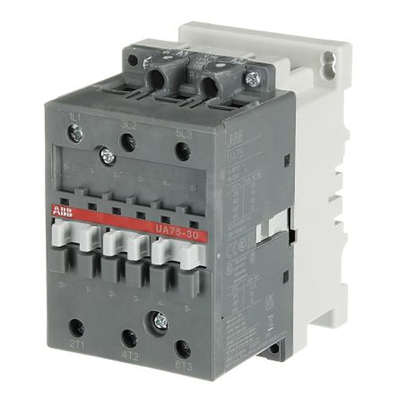 ABB UA Contactor, 110V dc, 120 V dc Coil, 3-Pole, 1.3 kA 110V dc, 120 V dc, 3 NO, 690V