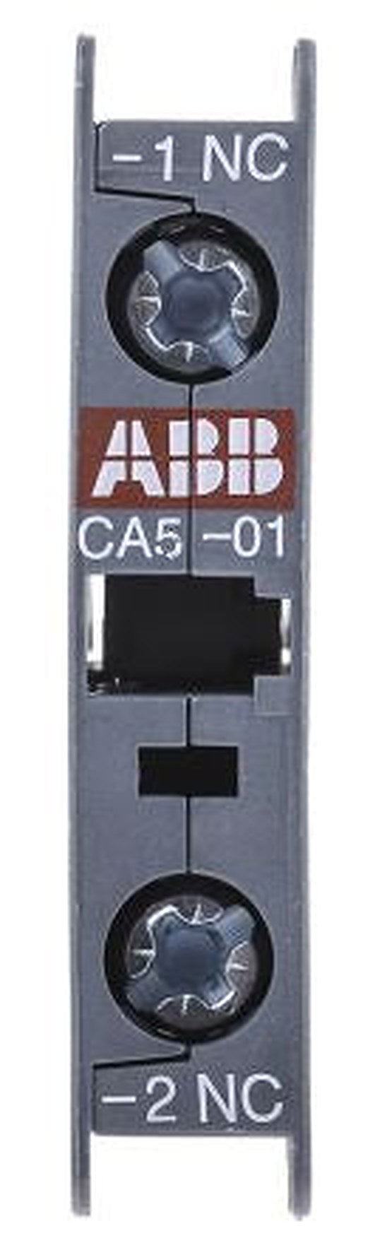 ABB Auxiliary Contact Block, 1 Contact, 1 NC, CA5, Front, 6 A, 690V, 1SBN010010R1001