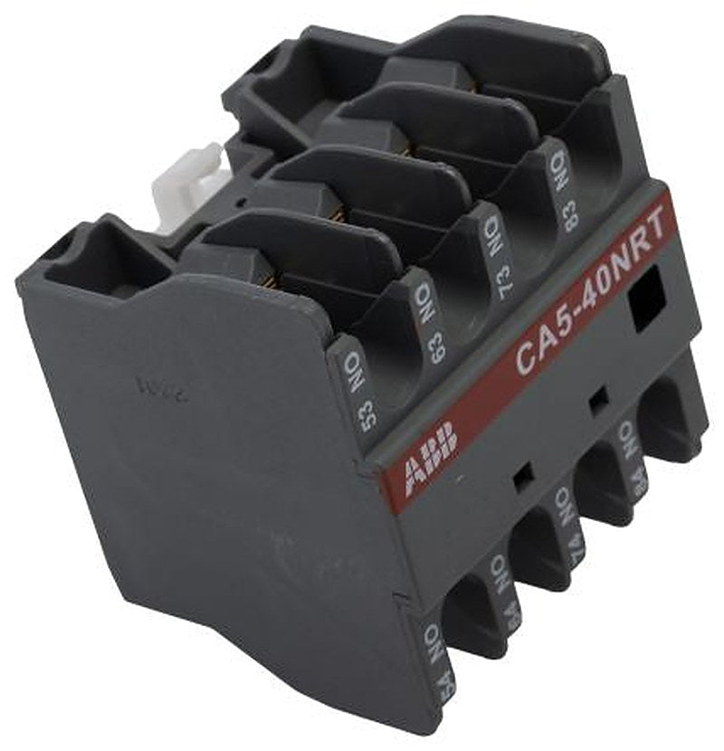 ABB Auxiliary Contact Block, 4 Contact, 4 NO, 1SBN01, Front, 4 A, 690V, 1SBN010042R1240