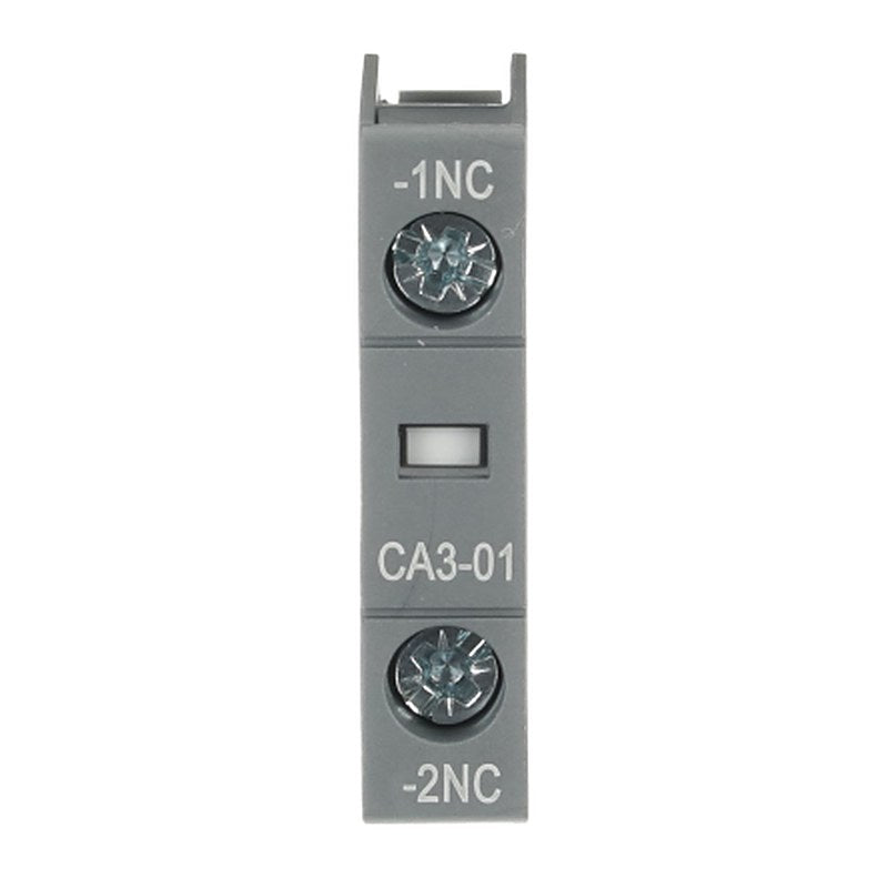 ABB Auxiliary Contact, 1 Contact, 1 NC, CA3, Front, 6 A, 690V, 1SBN011010T1001 CA3-01