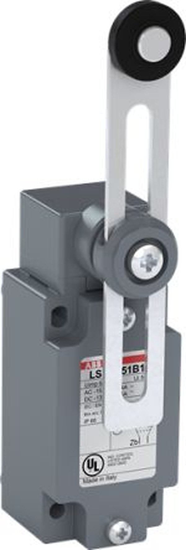 ABB Roller Limit Switch, 1 NO/1 NC, IP66, Zinc Alloy Housing, 600V