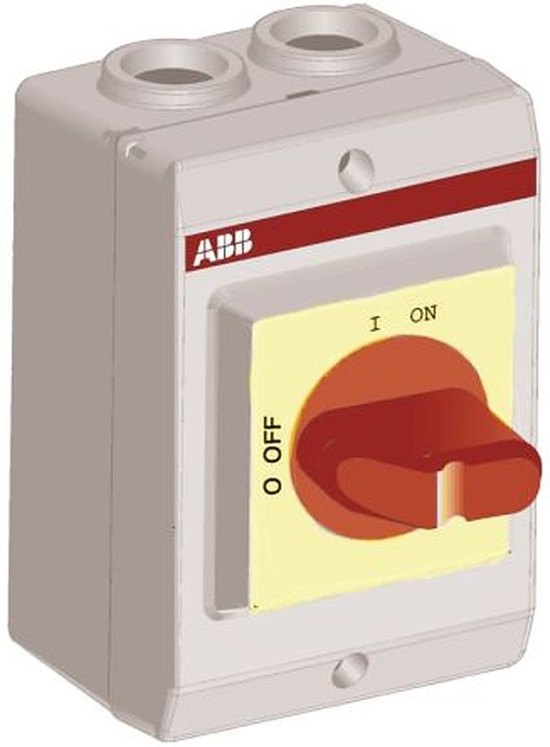ABB 3-Pole Isolator Switch -, IP65, 32A, 7.5 kW