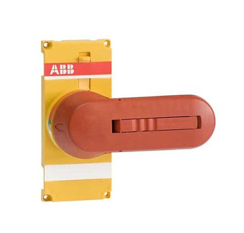 ABB Red, Yellow Rotary Handle, 50 mm, 1SCA02 Series
