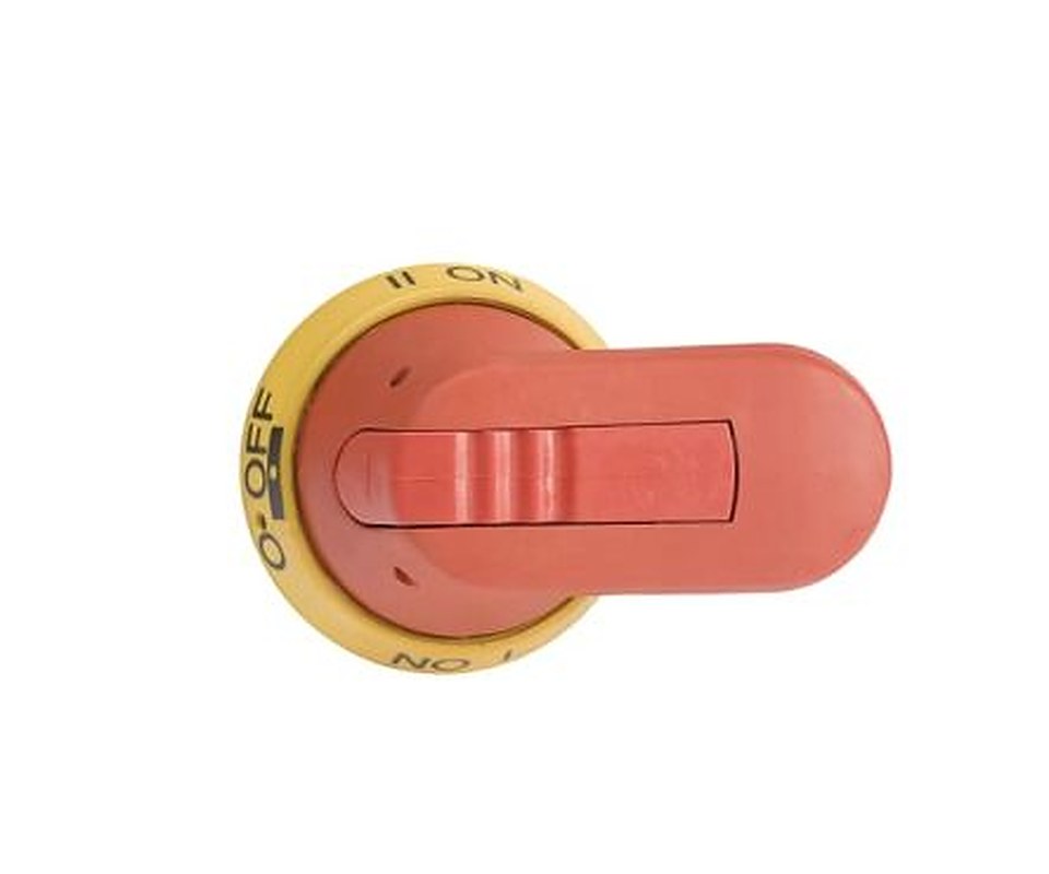 ABB Red, Yellow Rotary Handle, 45 mm, 1SCA02 Series