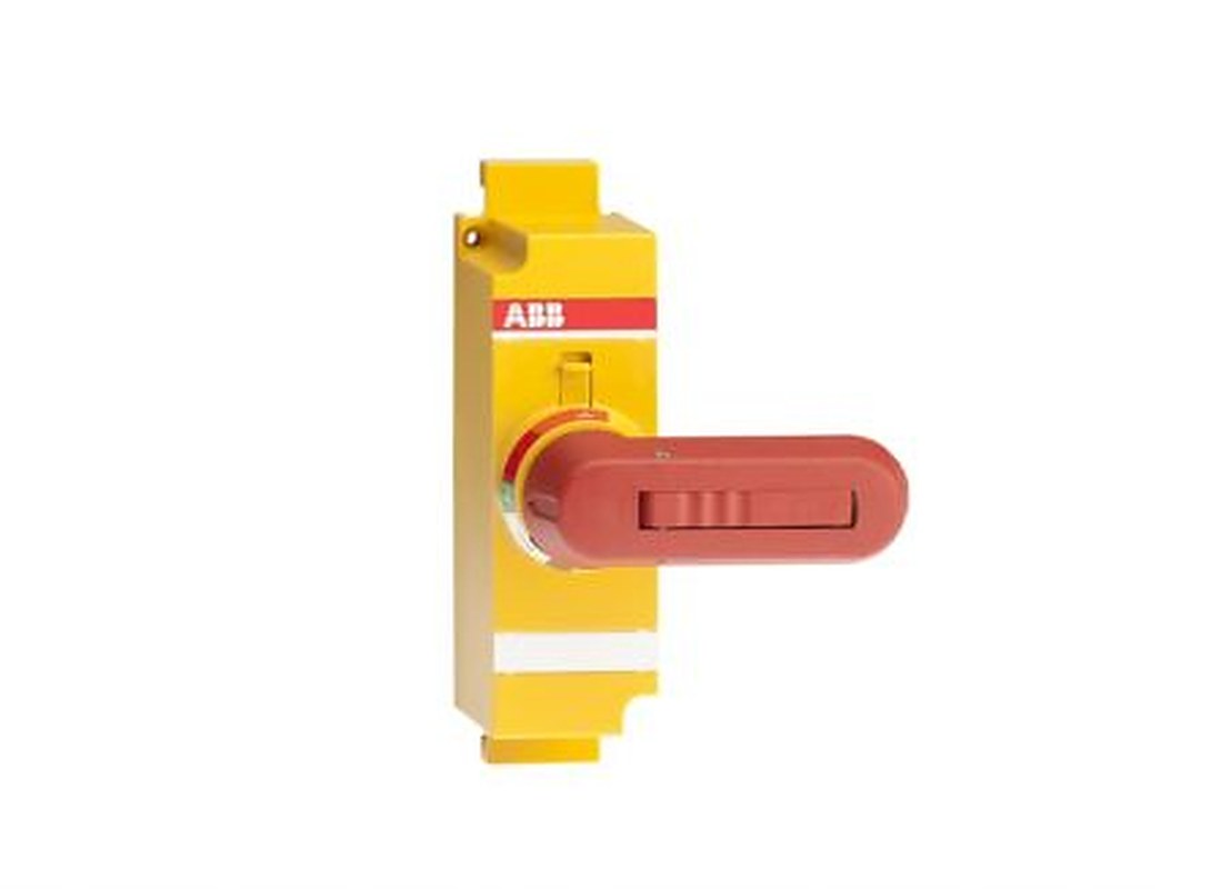 ABB Yellow, Red Rotary Handle, 100 mm, OSVY Series