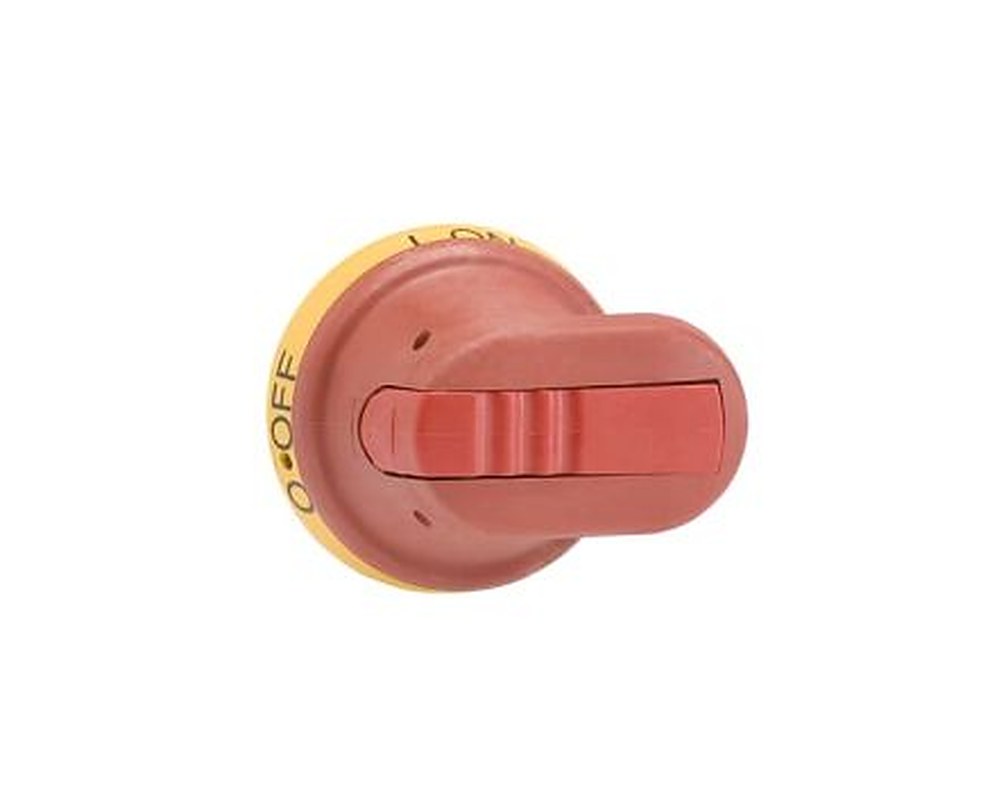 ABB Yellow, Red Rotary Handle, 45 mm, 1SCA02 Series
