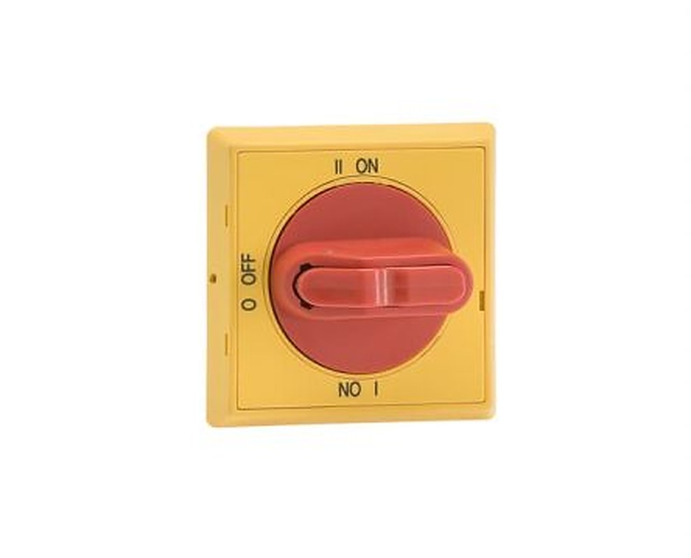 ABB Yellow, Red Rotary Handle, 34 mm, 1SCA10 Series