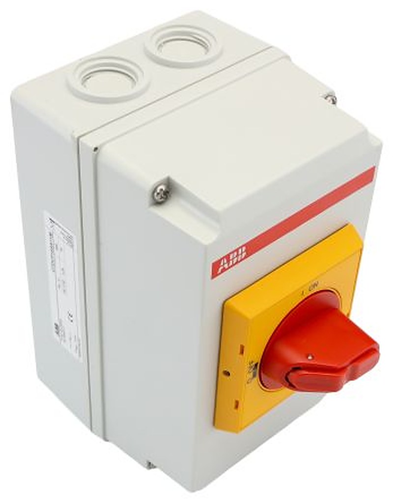 ABB 2-Pole Isolator Switch -, IP65, 16A, 0.15 W