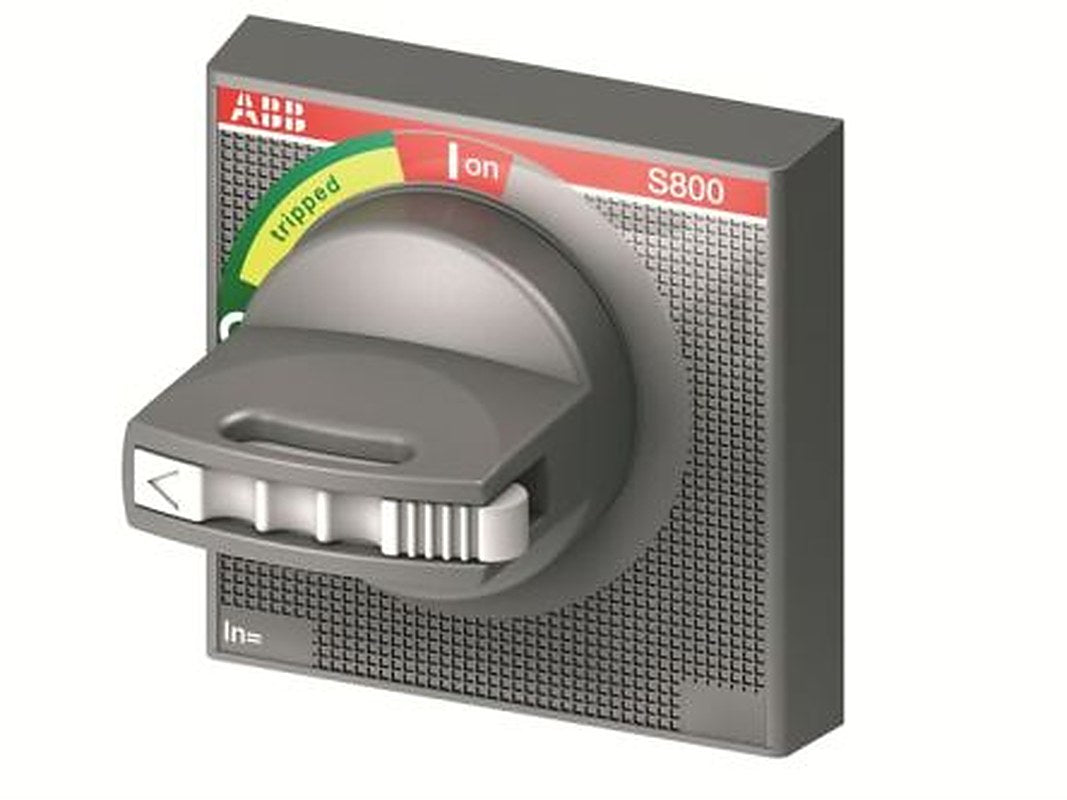 ABB Anthracite, Red Rotary Handle, 67 mm, 1SDA06 Series