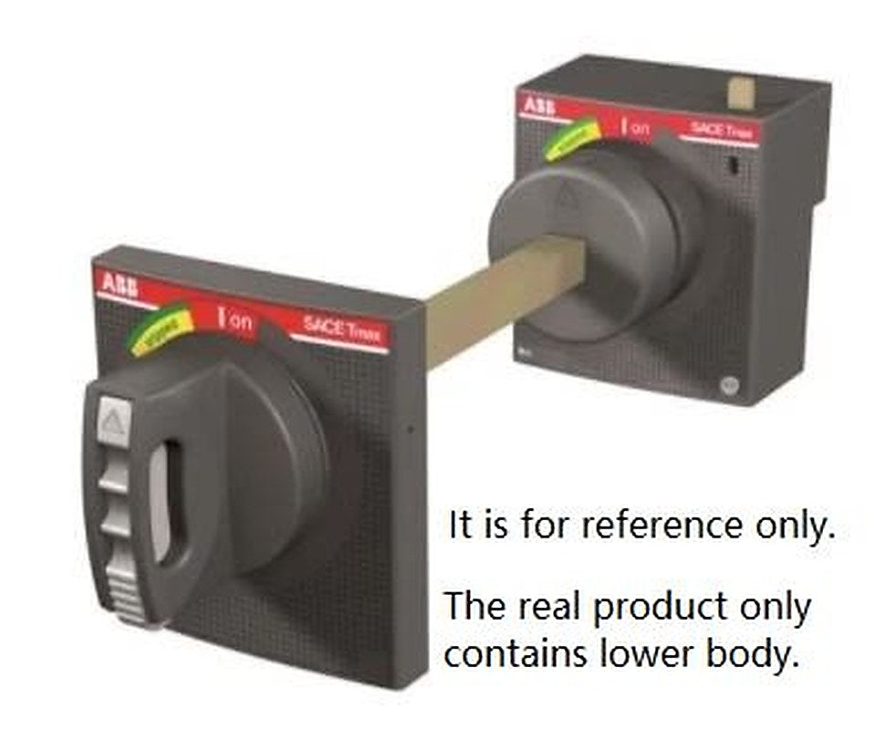 ABB Black Rotary Handle, 105 mm, RHE_B XT1-XT3 F/P BASE Series
