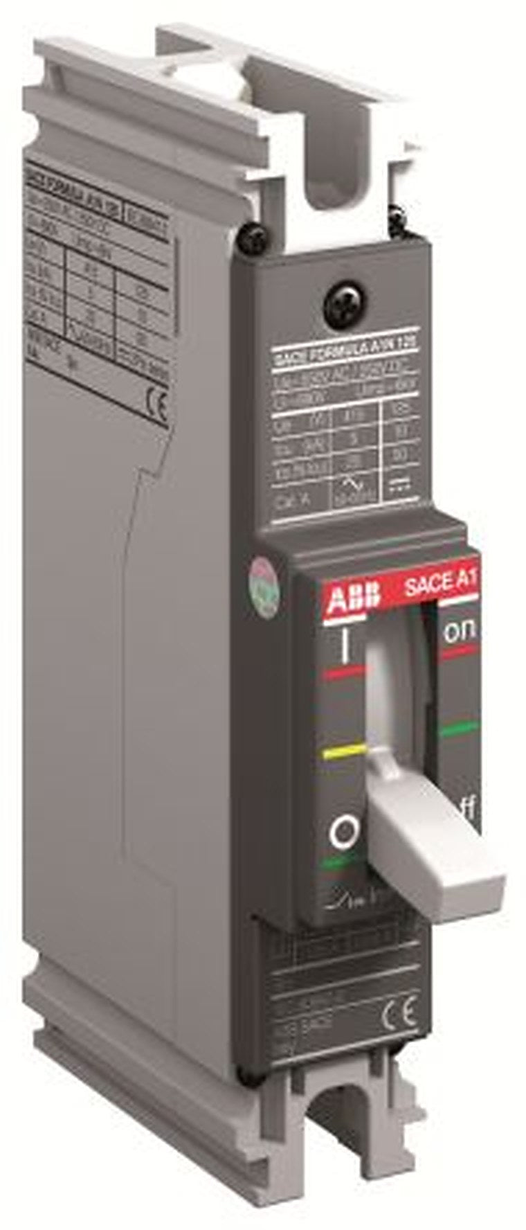 ABB, Formula DSA, 1SDA06 Molded Case Circuit Breaker 1-Pole 125A, Breaking Capacity 25 kA, Fixed