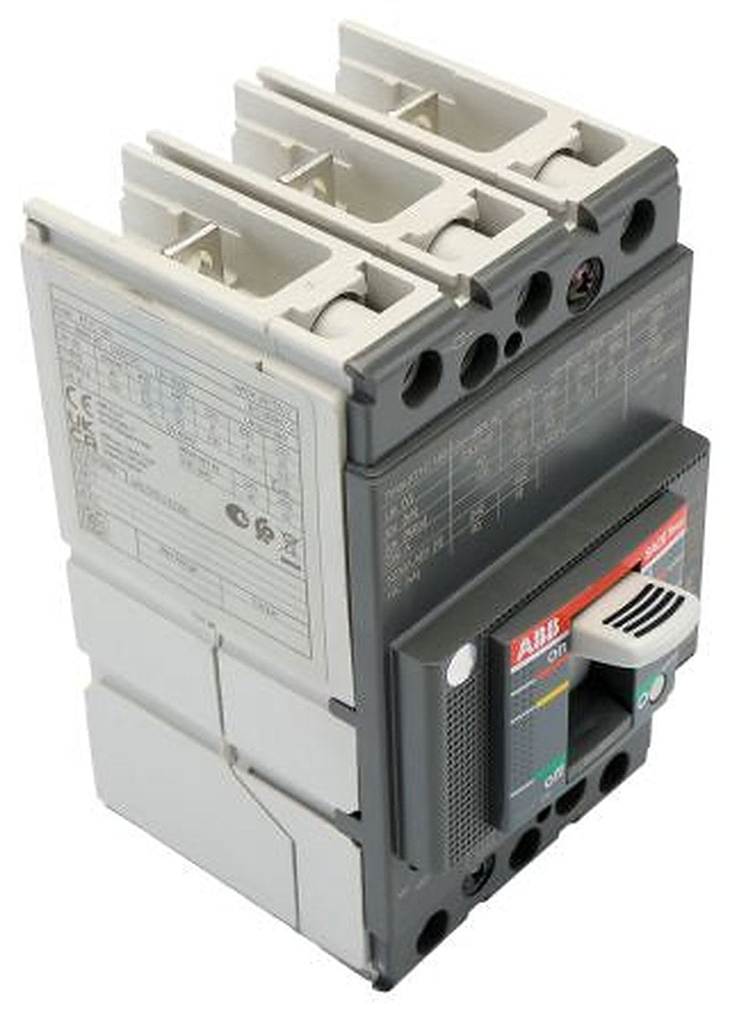 ABB, SACE Tmax XT, XT1C Molded Case Circuit Breaker 3-Pole 80A, Breaking Capacity 4 kA, Fixed