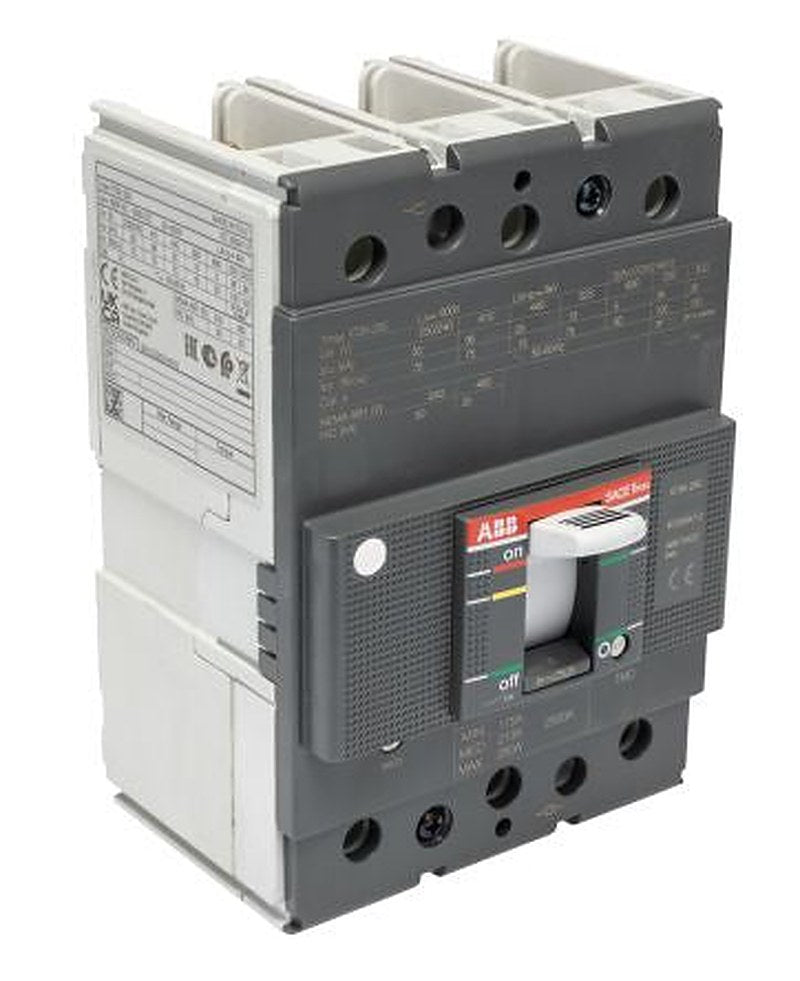 ABB, Protecta, XT3N Molded Case Circuit Breaker 3-Pole 250A, Breaking Capacity 36 kA, DIN Rail