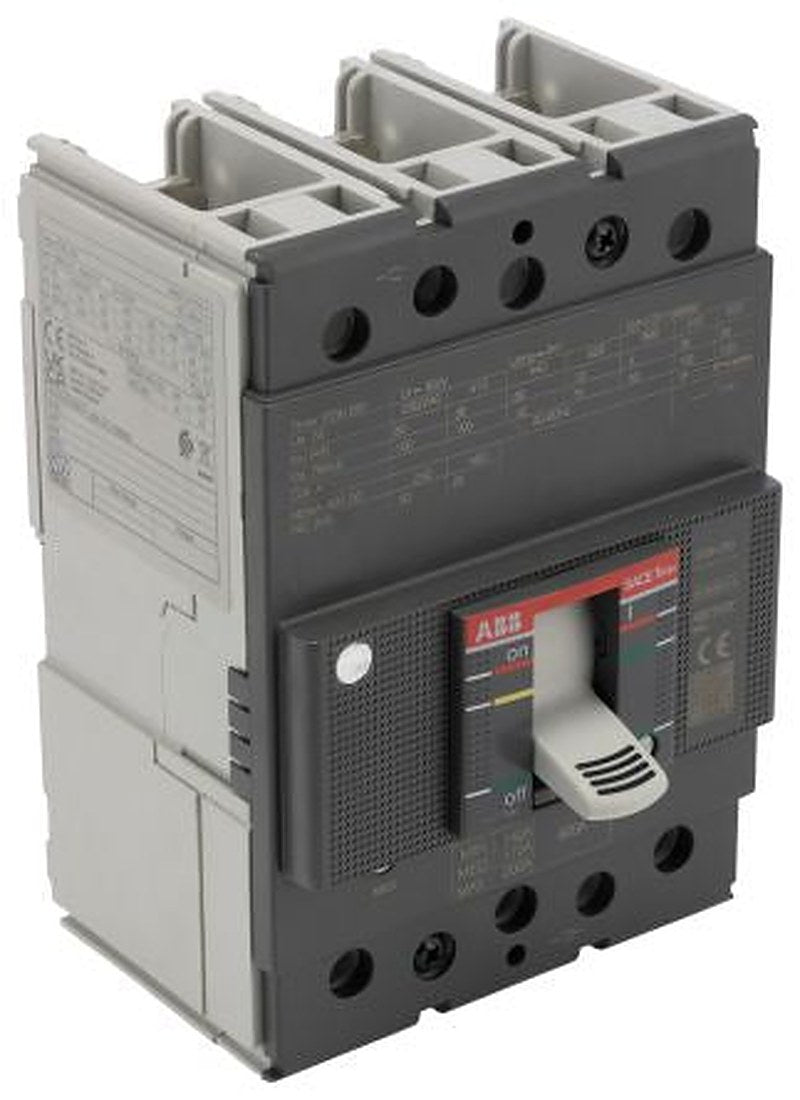 ABB, XT3N, XT3N Molded Case Circuit Breaker 3-Pole 200A, Breaking Capacity 50 kA, Fixed