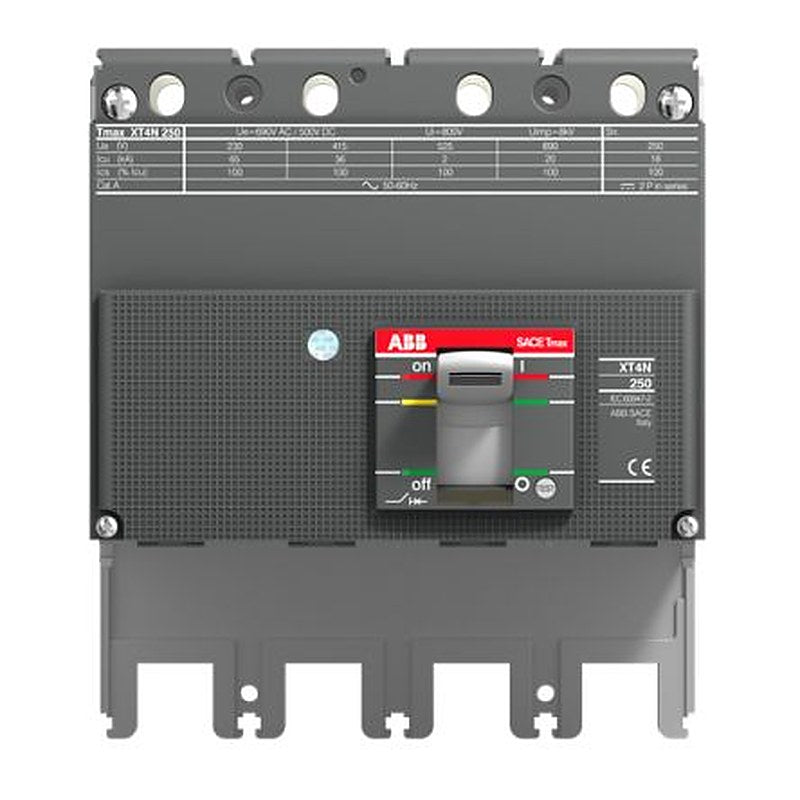 ABB, Tmax XT, 1SDA06 Molded Case Circuit Breaker 4-Pole 160A, Breaking Capacity 150 kA, Fixed