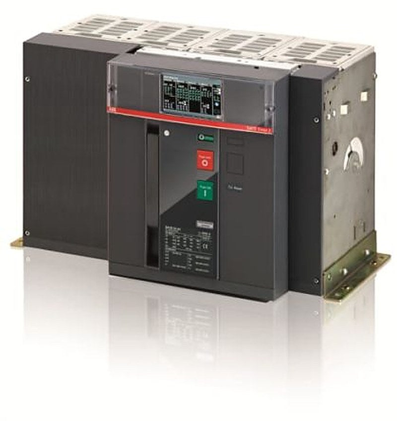 ABB Emax2 1SDA07 Electronic Circuit Breaker 3200A 690V, 4 channels, Rear Flat Horizontal Mount Ekip Dip LSIG Release