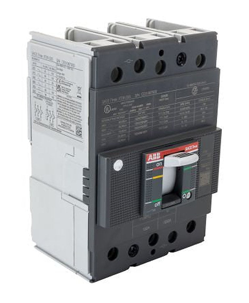 ABB, SACE Tmax XT, XT3N Molded Case Circuit Breaker 3-Pole 150A, Breaking Capacity 10 kA, Fixed