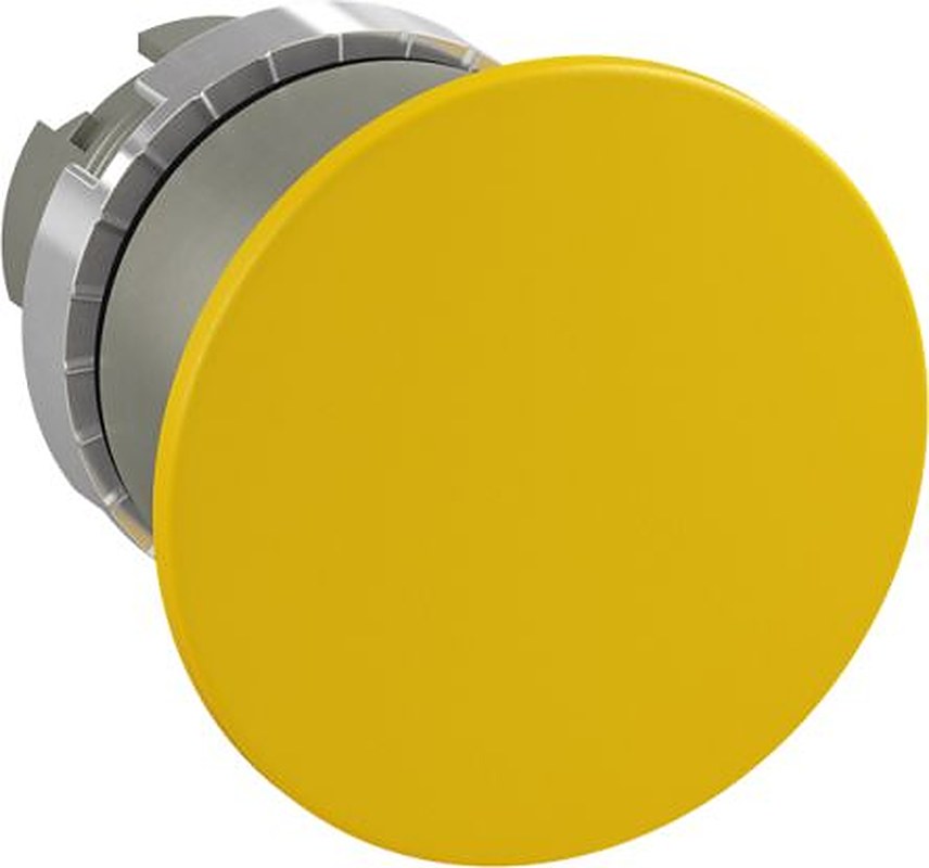 ABB 1SFA1 Series Yellow Momentary Push Button Switch, 40 mm Cutout, IP66