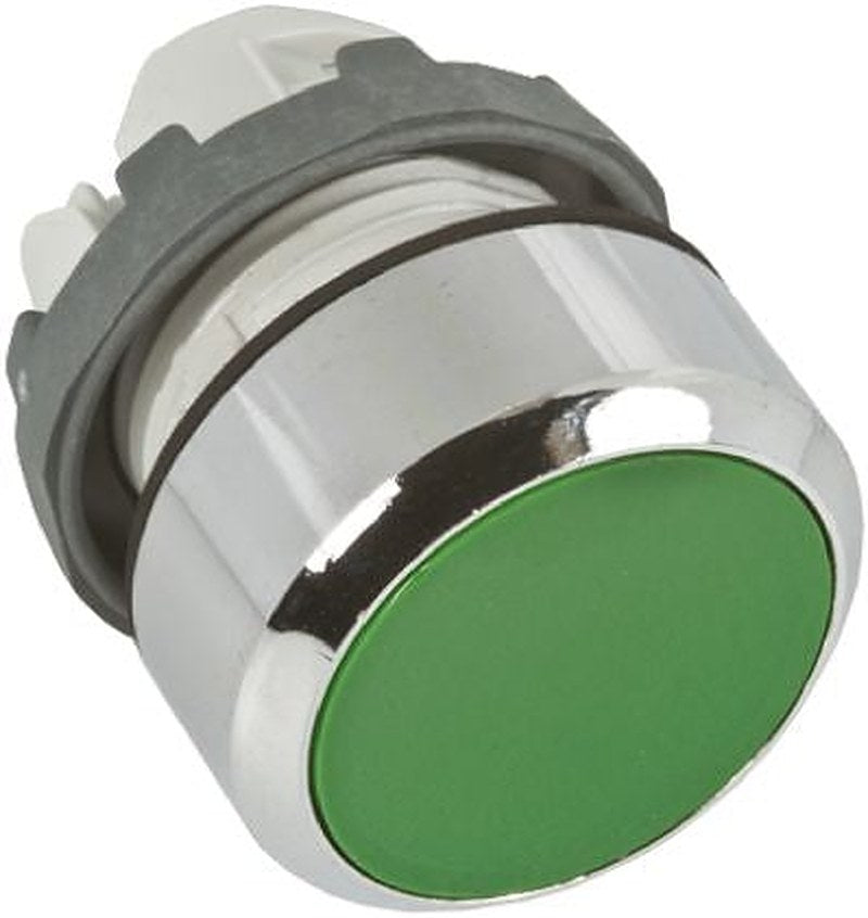 ABB ABB Modular Series Green Momentary Push Button Head, 22 mm Cutout, IP66