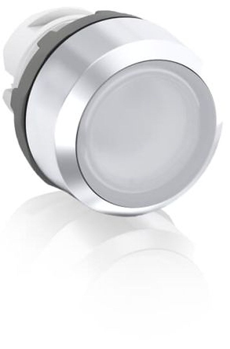 ABB MP1 Series White Momentary Push Button Head, 22.5 mm Cutout, IP66, IP20