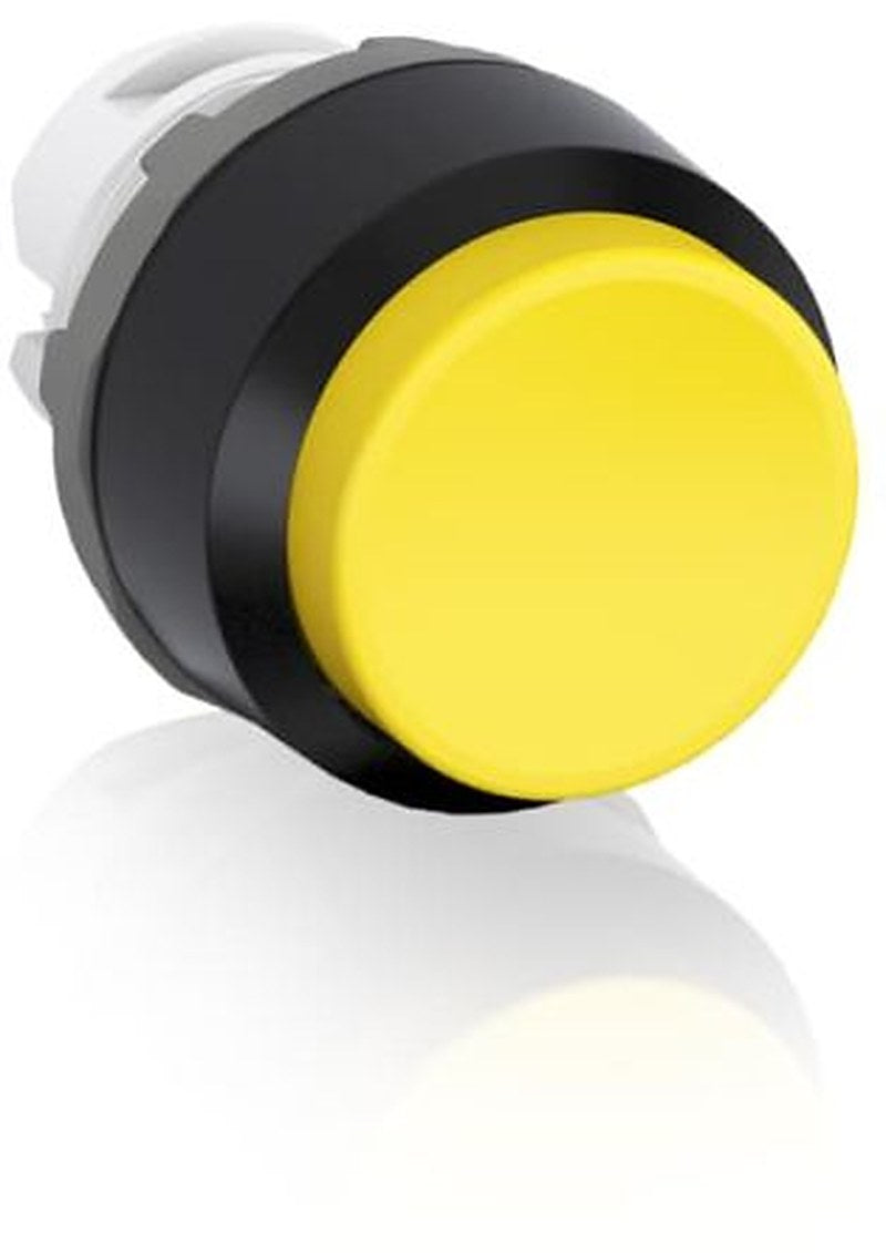 ABB MP3 Series Yellow Momentary Push Button Head, 22.5 mm Cutout, IP66, IP20