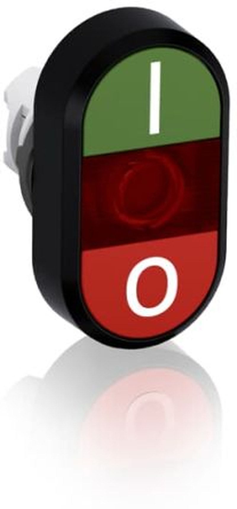 ABB MPD1 Series Green, Red Momentary Push Button Head, 22.5 mm Cutout, IP20, IP66