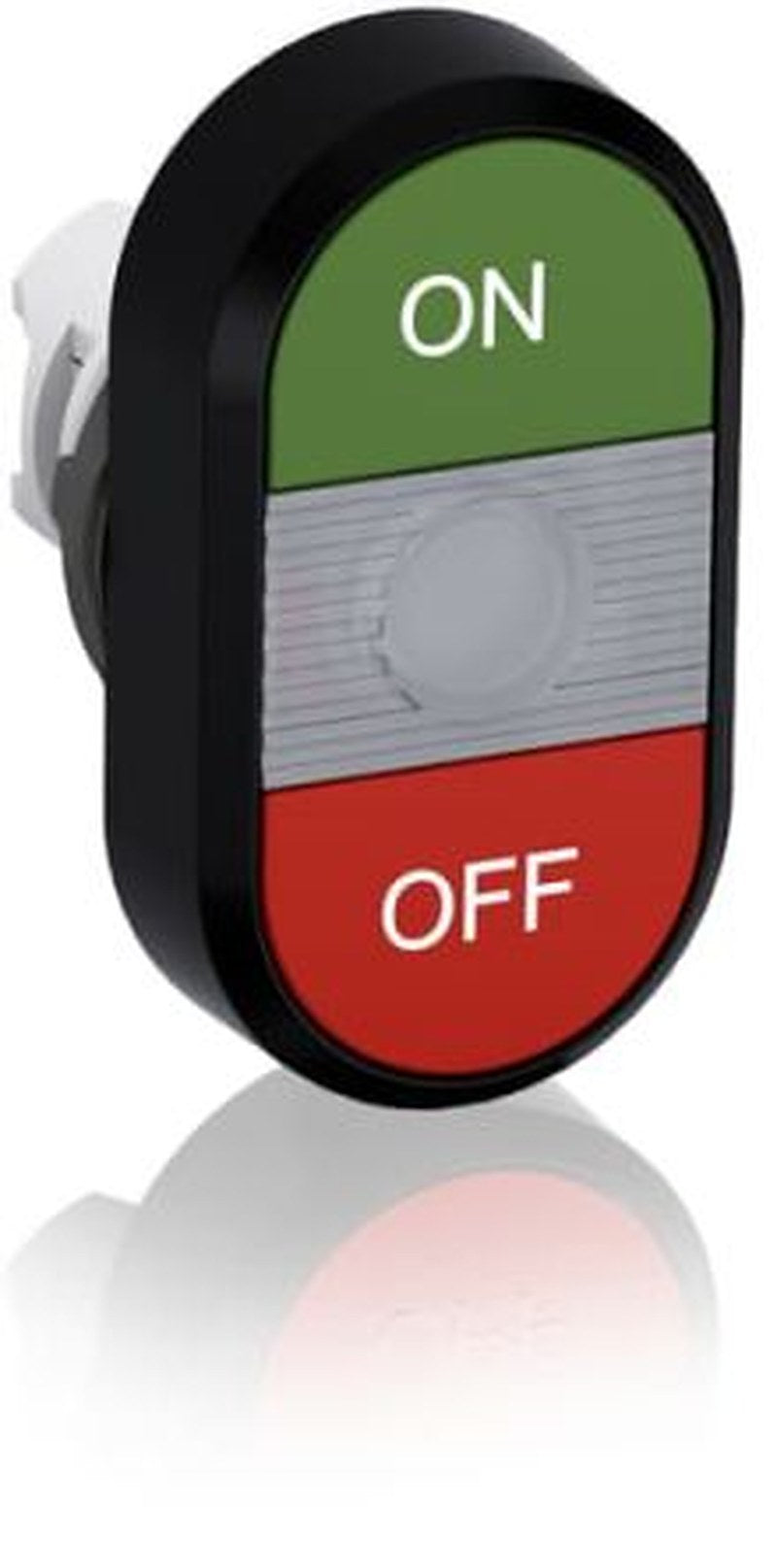 ABB MPD3 Series Green, Red Momentary Push Button Head, 22.5 mm Cutout