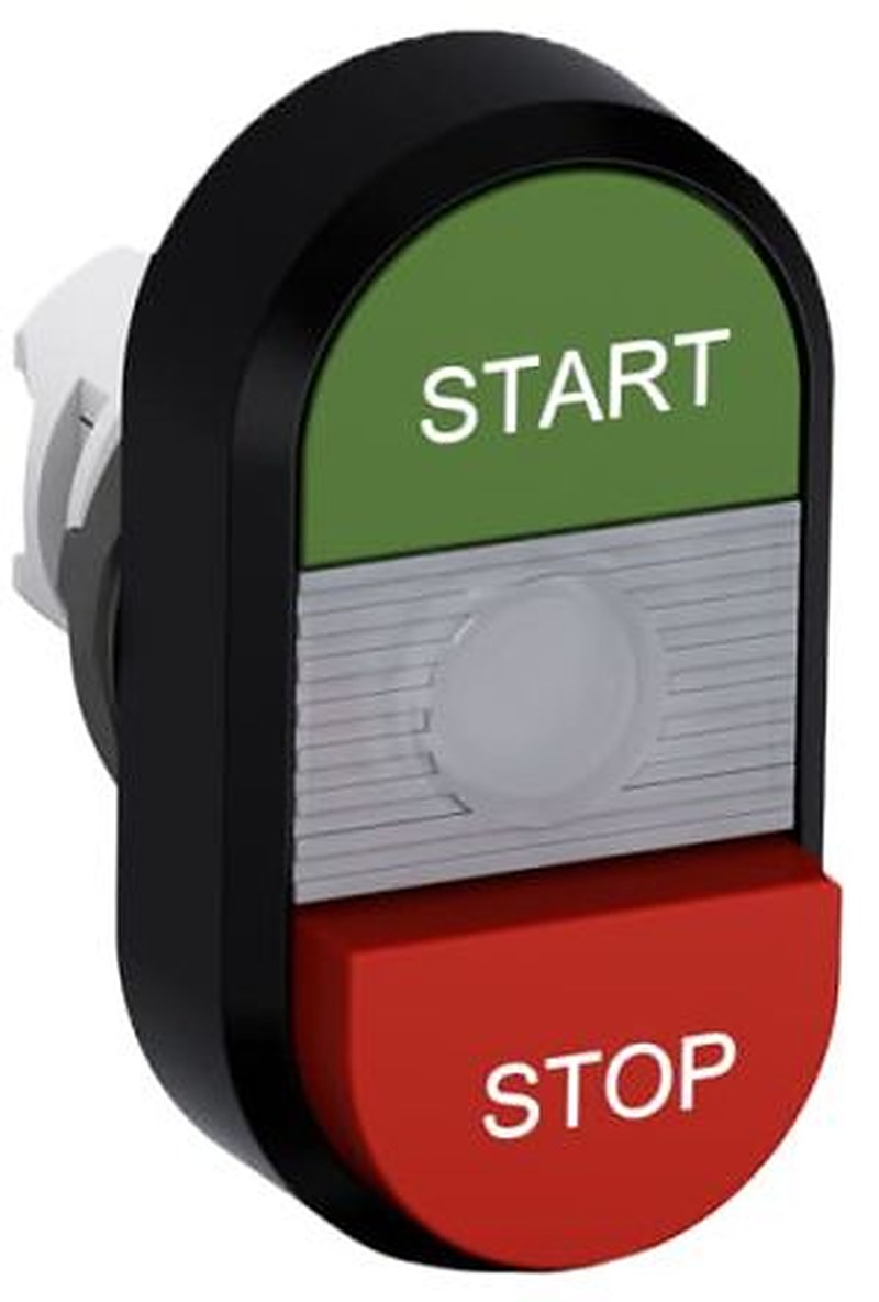 ABB MPD15 Series Green, Red Momentary Push Button Switch, 22 mm Cutout, IP66