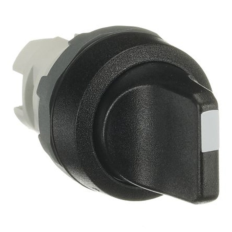 ABB Modular Series 2 Position Selector Switch Head, 22 mm Cutout, Black Handle, IP66, IP67