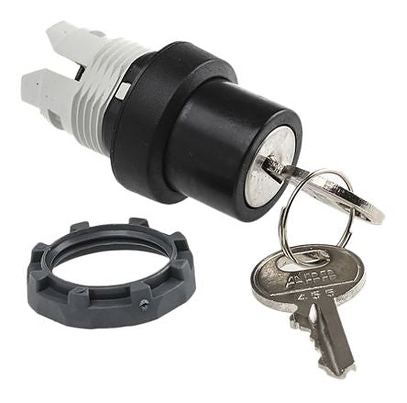 ABB ABB Modular 3-position Key Switch Head, Spring Return to Centre, 22 mm Cutout