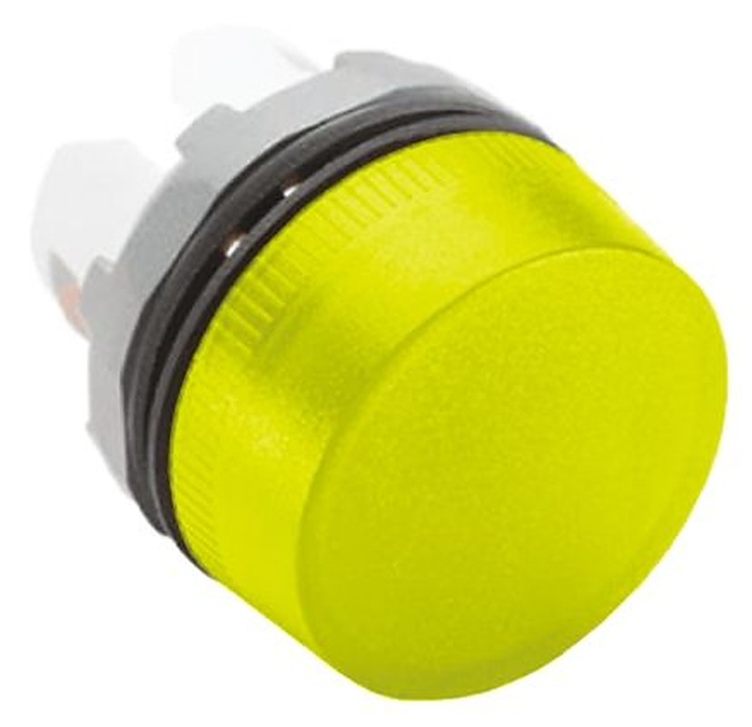 ABB Yellow Pilot Light Head, 22 mm Cutout CombiLine-Modular II Series