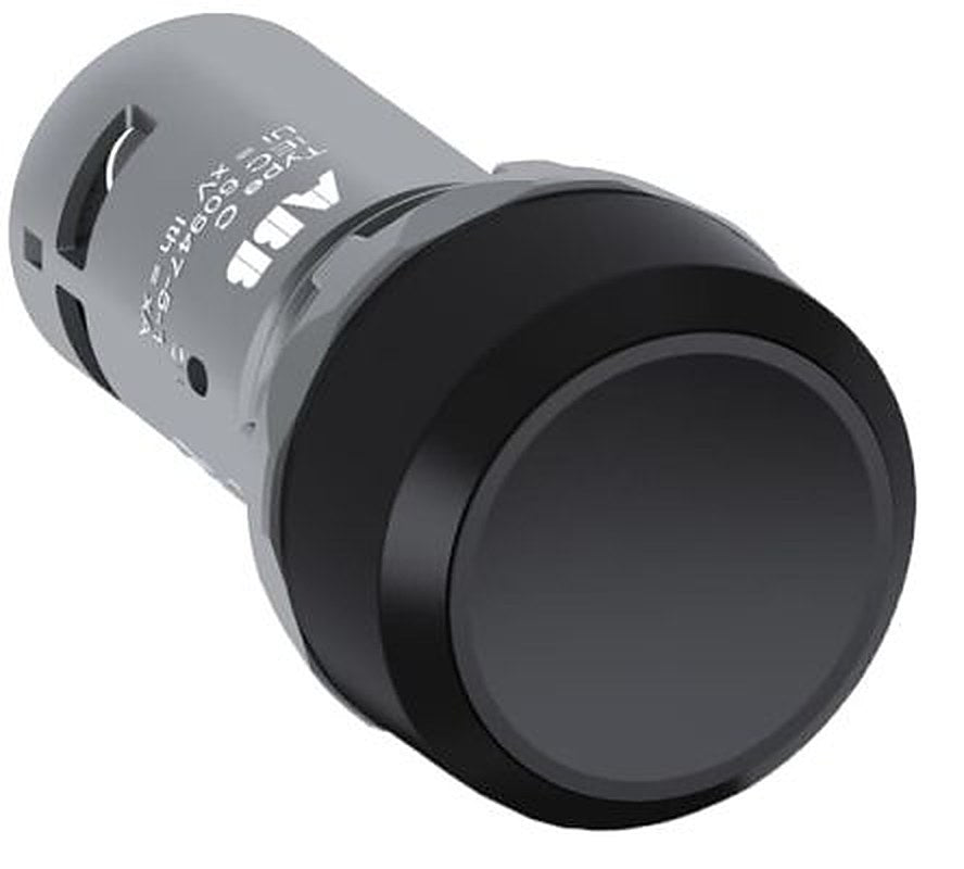 ABB, 1SFA61 Black Pilot Push Button Switch, IP66, IP67, Round, 300V