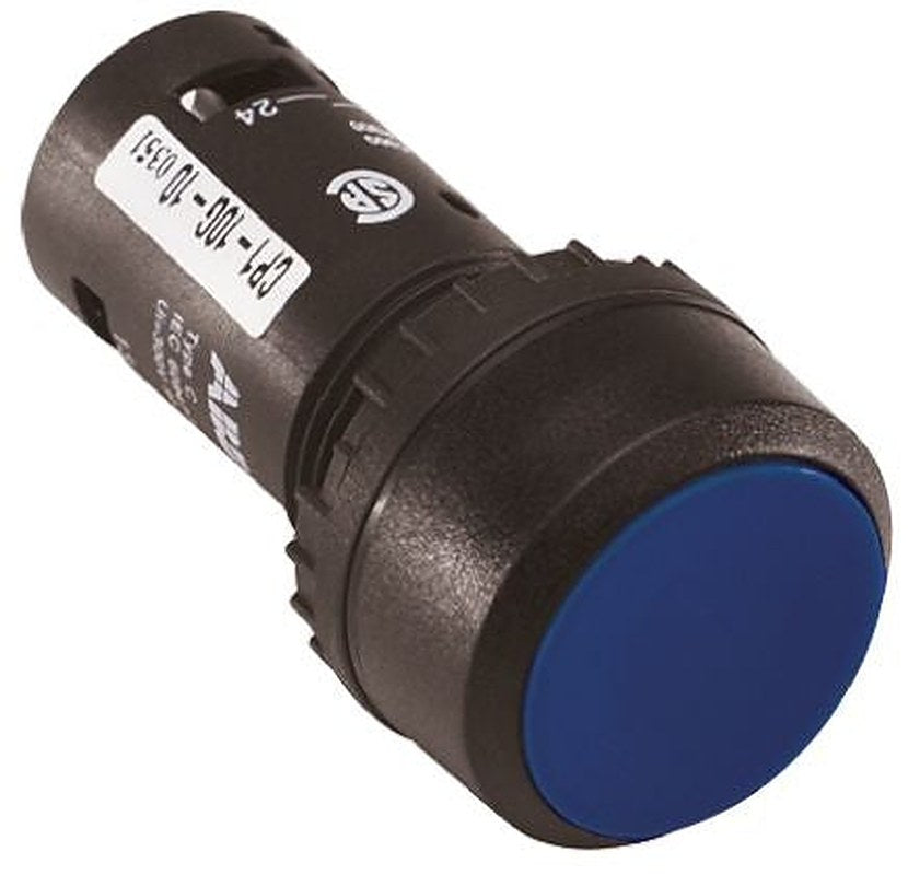 ABB Compact Series Push Button Switch, Maintained, Panel, 22 mm Cutout, DPST, IP69K