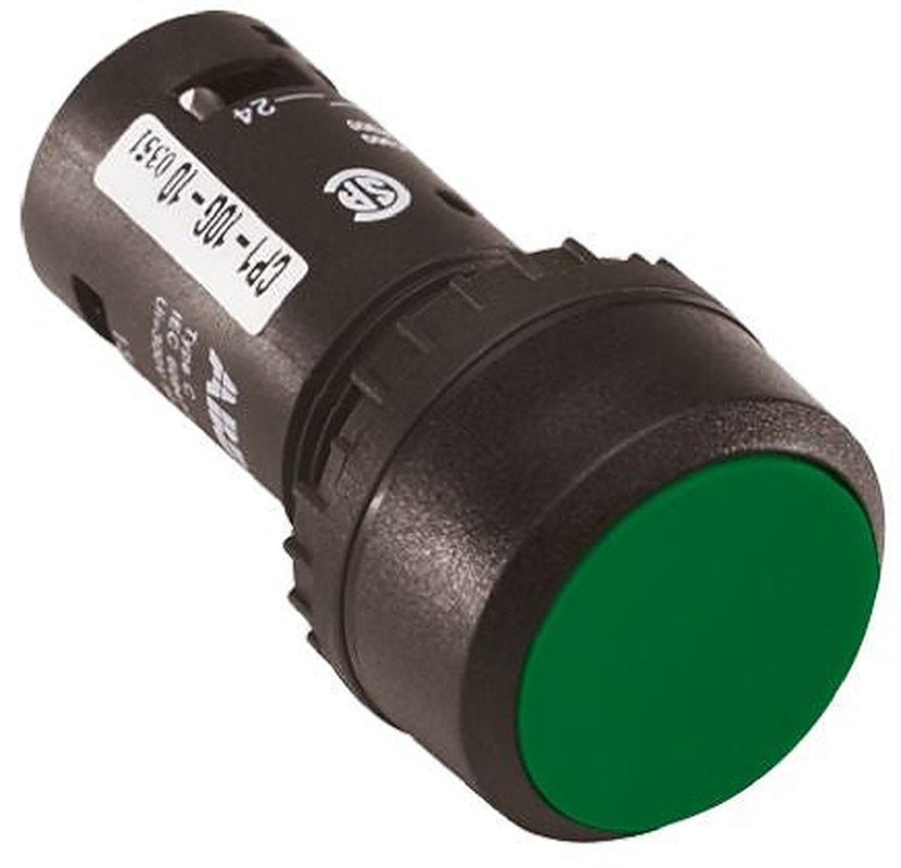 ABB Compact Series Push Button Switch, Maintained, Panel, 22 mm Cutout, SPDT, IP69K