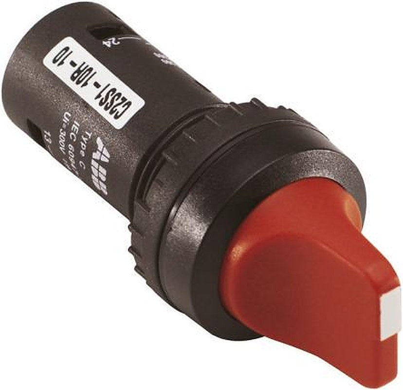 ABB Short Handle Selector Switch - 22 mm Cutout Diameter 2 Positions