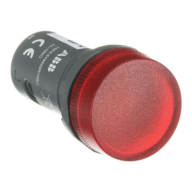ABB Red Pilot Light, 22 mm Cutout CL Series