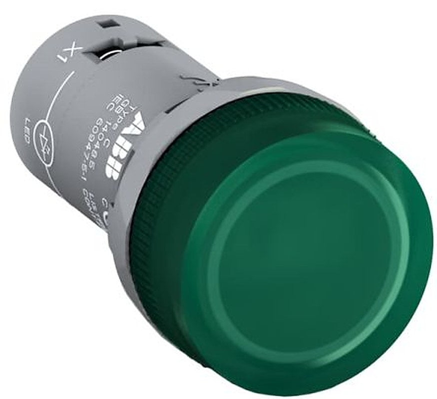 ABB Green Pilot Light, 22 mm Cutout CL Series