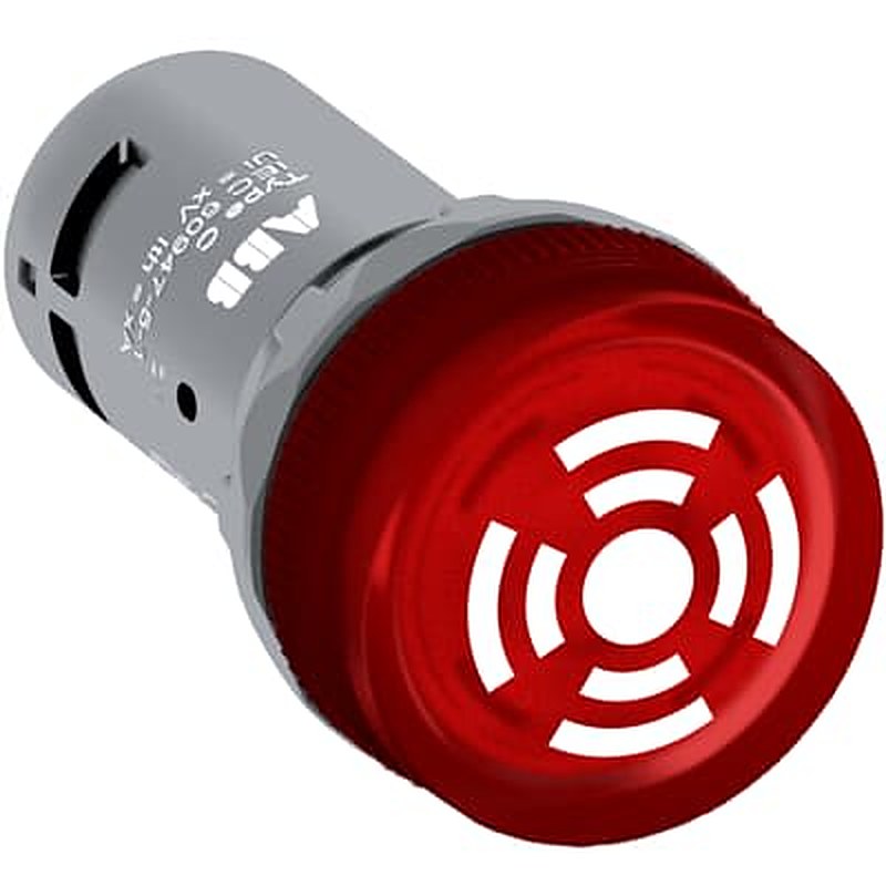 ABB, Compact, Panel Mount Yellow LED Buzzer, 22 mm Cutout, IP67, IP66, Round, 130V ac