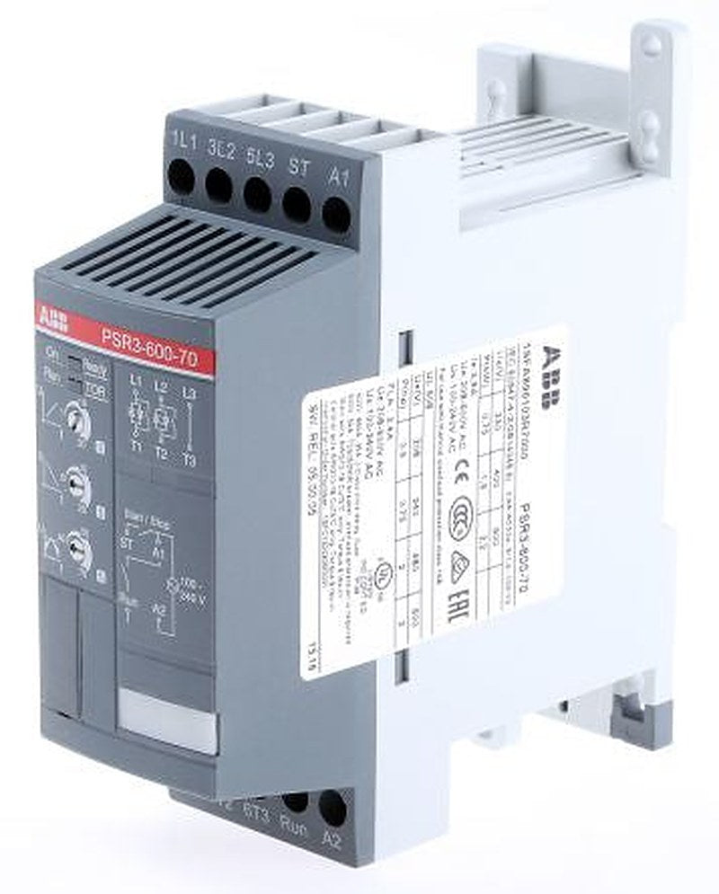ABB PSR Soft Starter 600V ac, 1.5 kW, 3 Phase, IP20