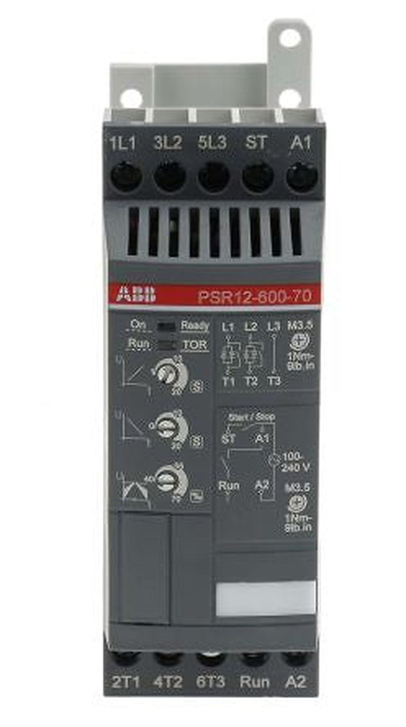 ABB PSR Soft Starter 600V ac, 5.5 kW, 3 Phase, IP20