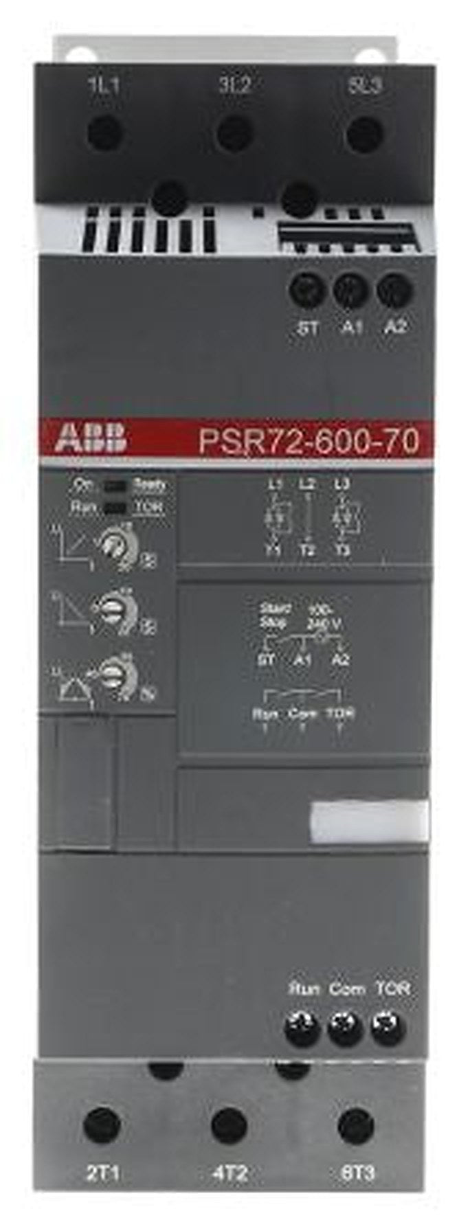ABB PSR Soft Starter 600V ac, 37 kW, 3 Phase, IP10
