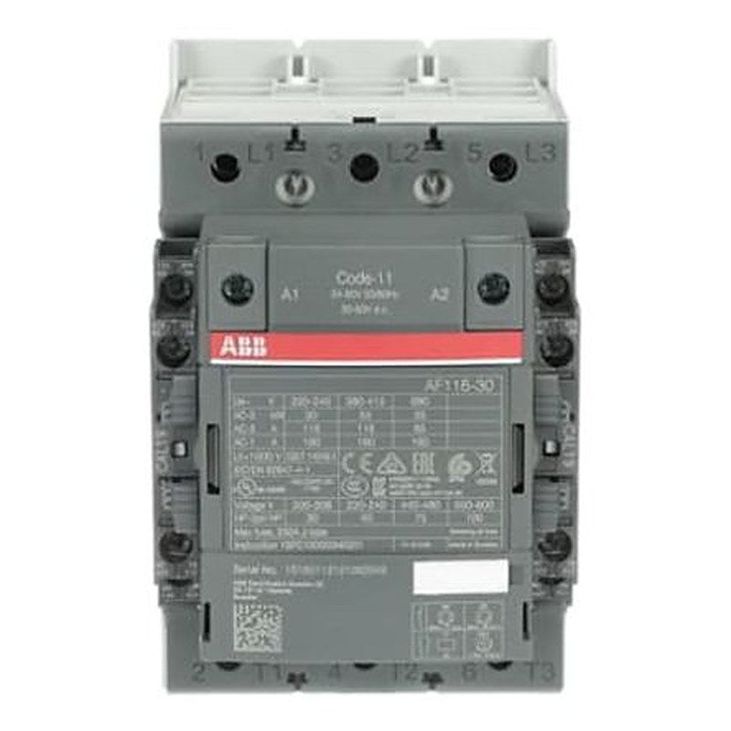 ABB 1SF Block Contactor, 20V ac/dc, 60 V ac/dc Coil, 3-Pole, 55 kW, 3 NO/0 NC