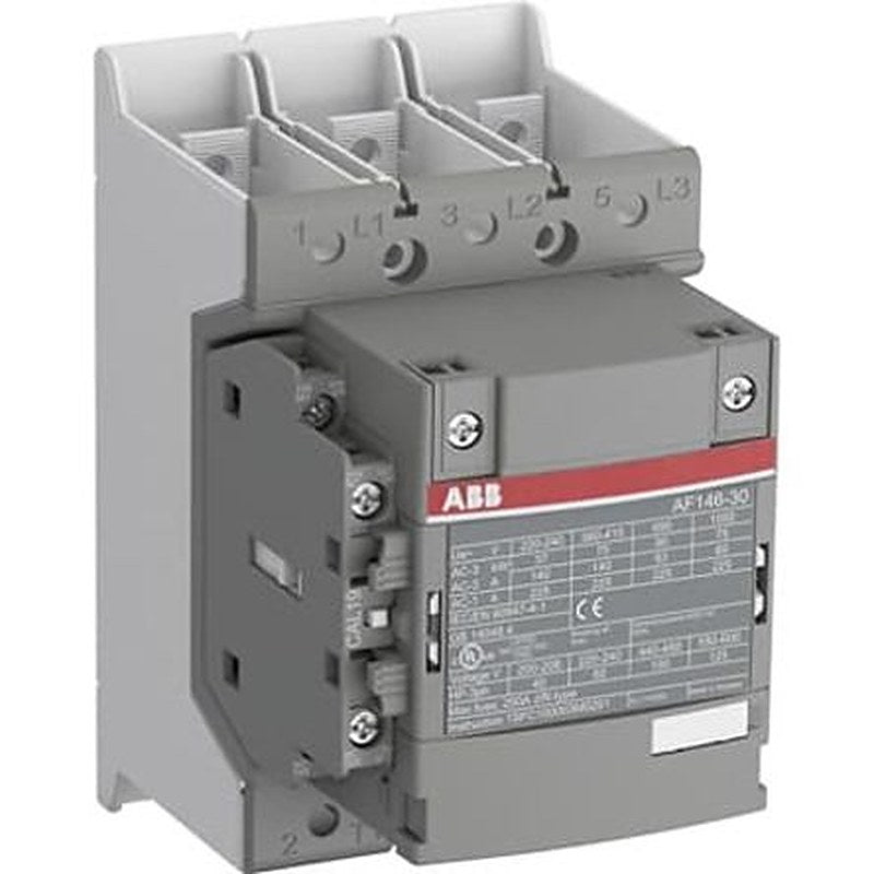 ABB 1SF Block Contactor, 20V ac/dc, 60 V ac/dc Coil, 3-Pole, 75 kW, 3 NO/0 NC
