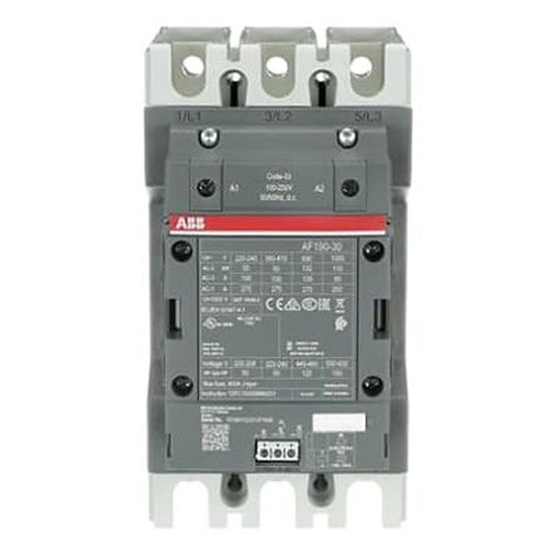 ABB 1SF Block Contactor, 100V ac/dc, 250 V ac/dc Coil, 3-Pole, 90 kW, 3 NO/0 NC